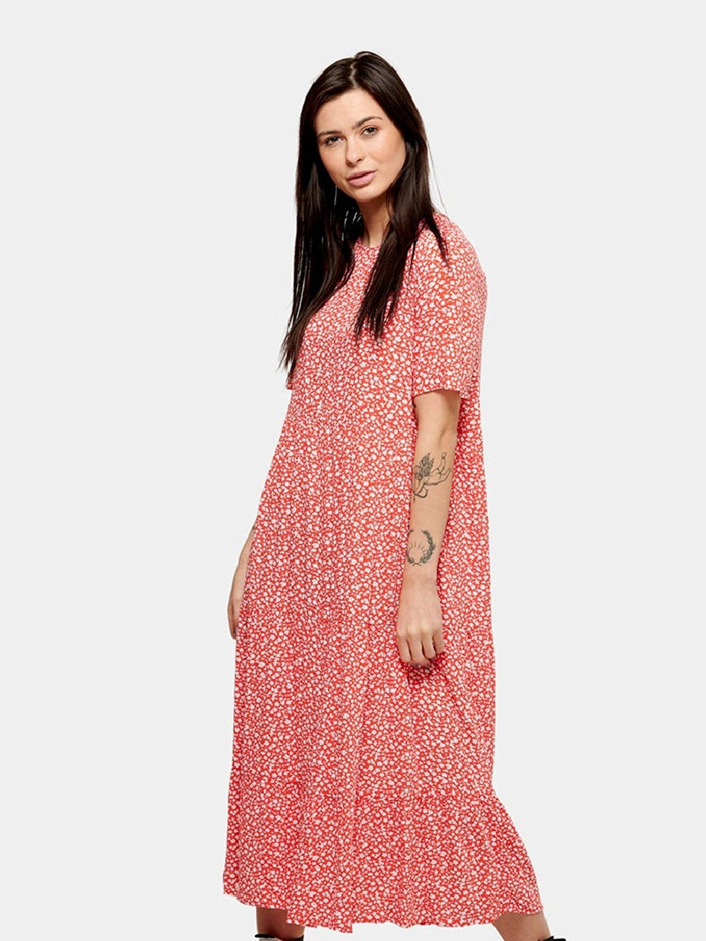 Anna Midi -mekko - punainen