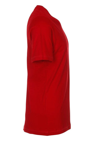 Basic V-kaula-aukkoinen t-paita - punainen