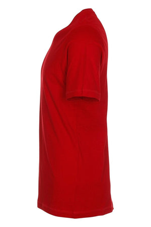 Basic V-kaula-aukkoinen t-paita - punainen