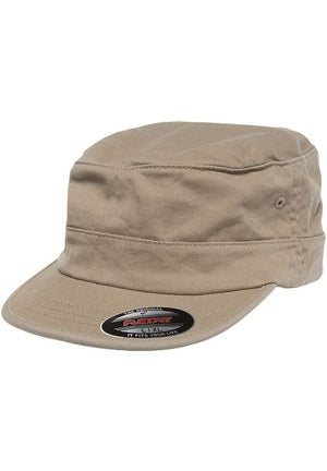 Flexfit Top Gun -vaatteet pesty - khaki