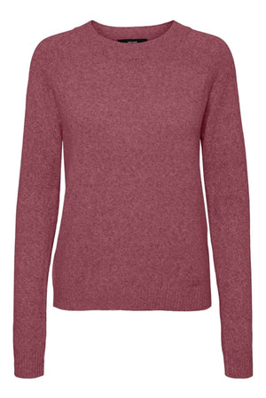 Pehmeä doffy neule - murskattu marja