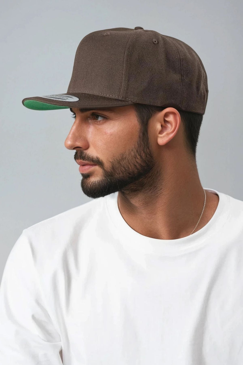 Classic Snapback - ruskea