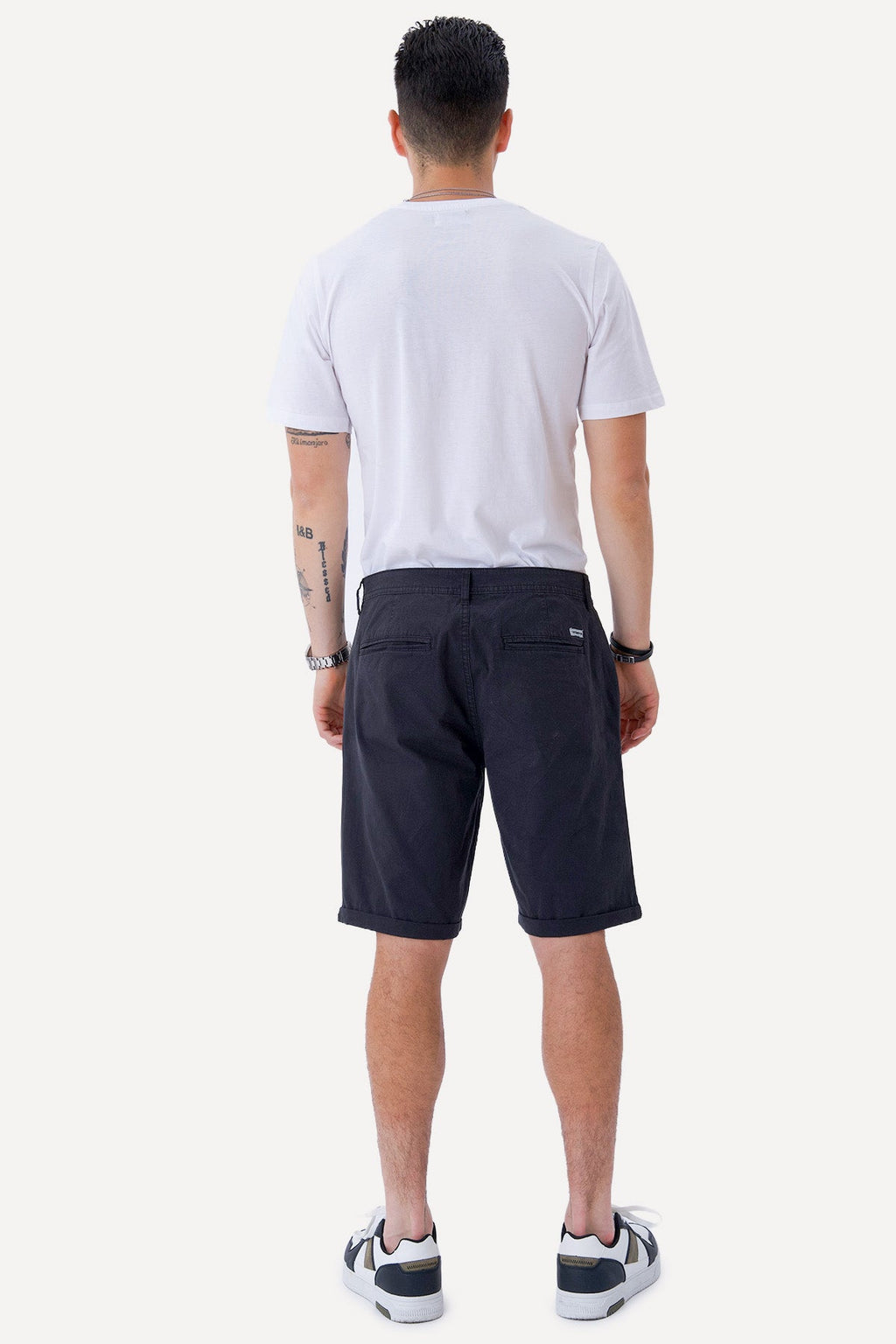 Chino Shorts - Musta
