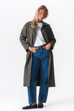 Carla Trenchcoat - Oliivi