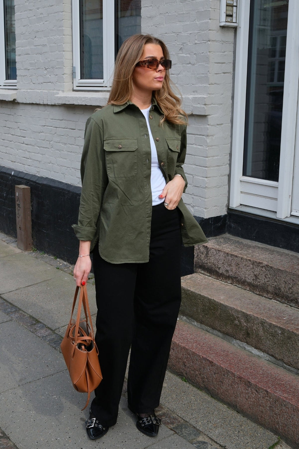 Amber Twill -paita - vihreä