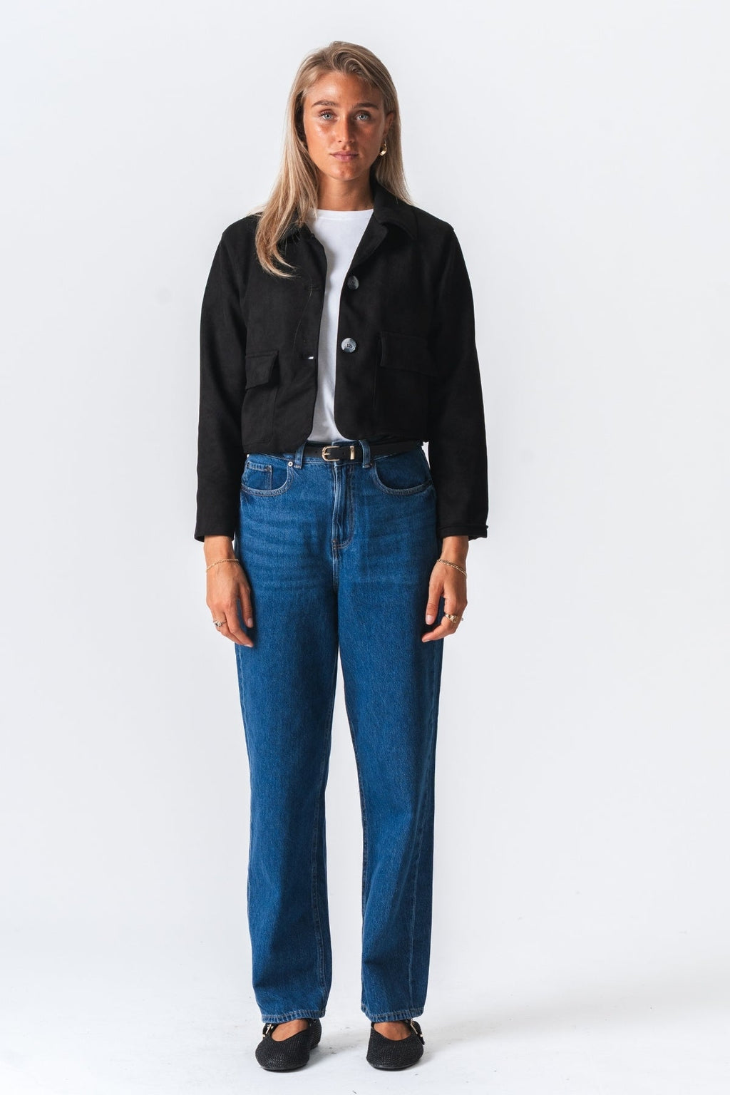 Nelly lyhyt takki - musta