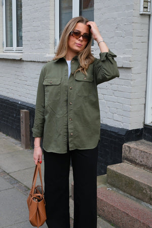 Amber Twill -paita - vihreä