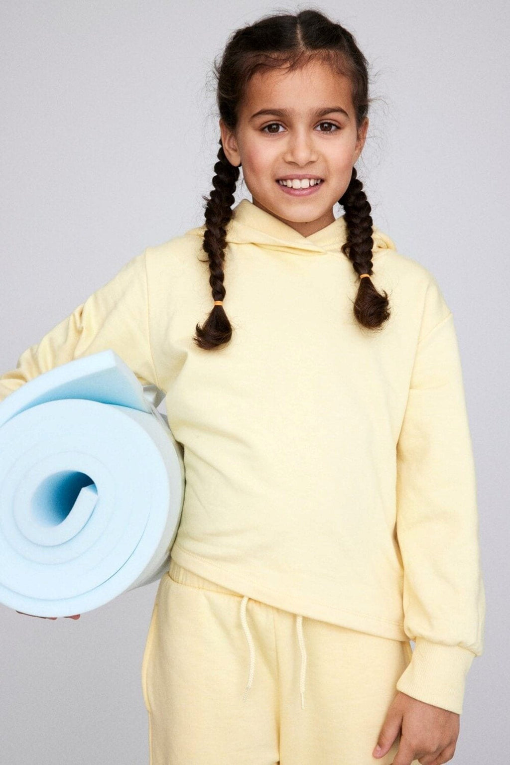 Rajattu huppari - keltainen