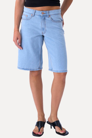 Denim Shorts - Vaaleansininen