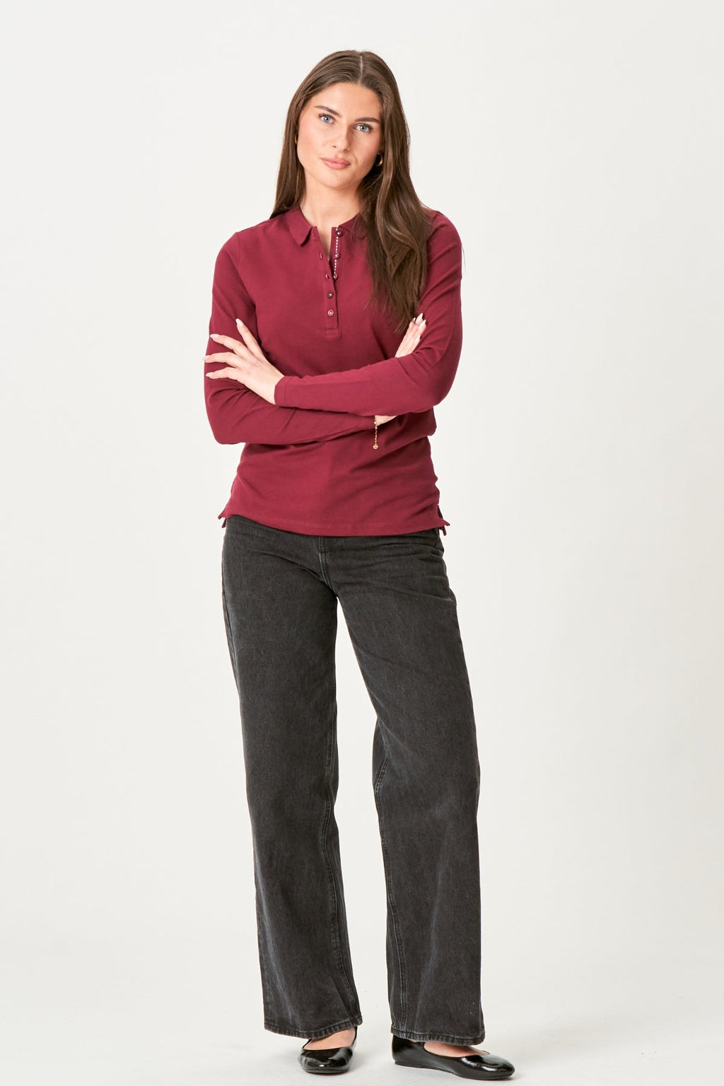 Polo -paita - viininpunainen