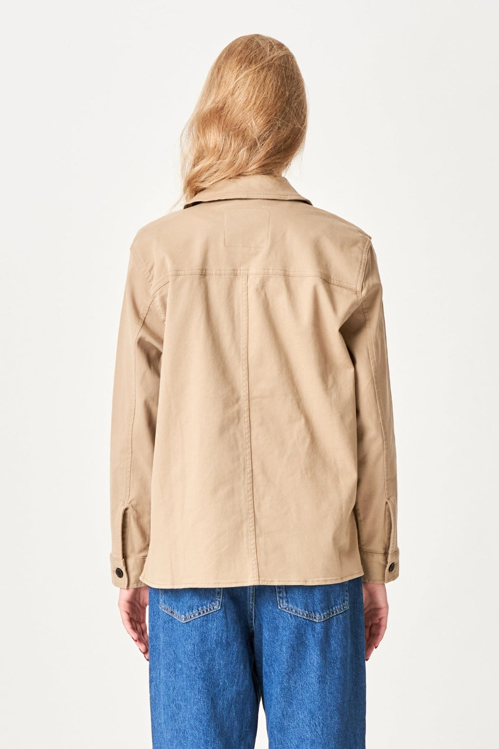 Twill Shacket - beige