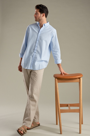 Pellavapaita - vaaleansininen