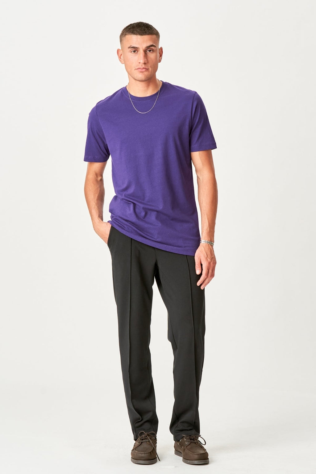 Basic T -paita - violetti