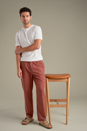 Liinavaatteet Pants - Terrakotta