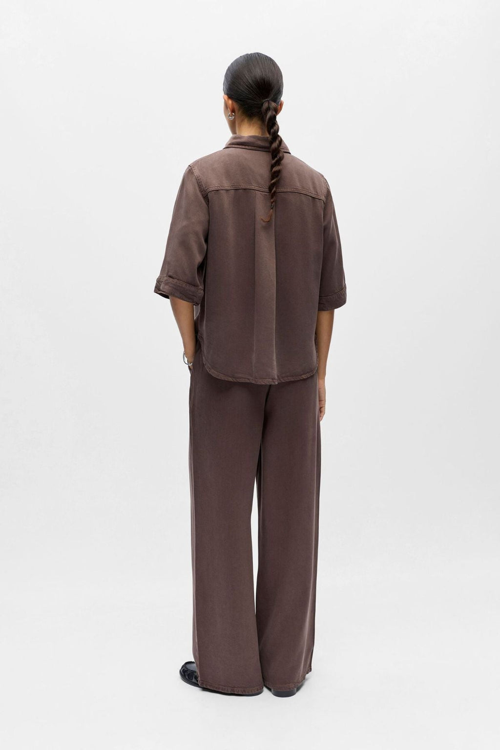 Frame Denim Top - Seal Ruskea