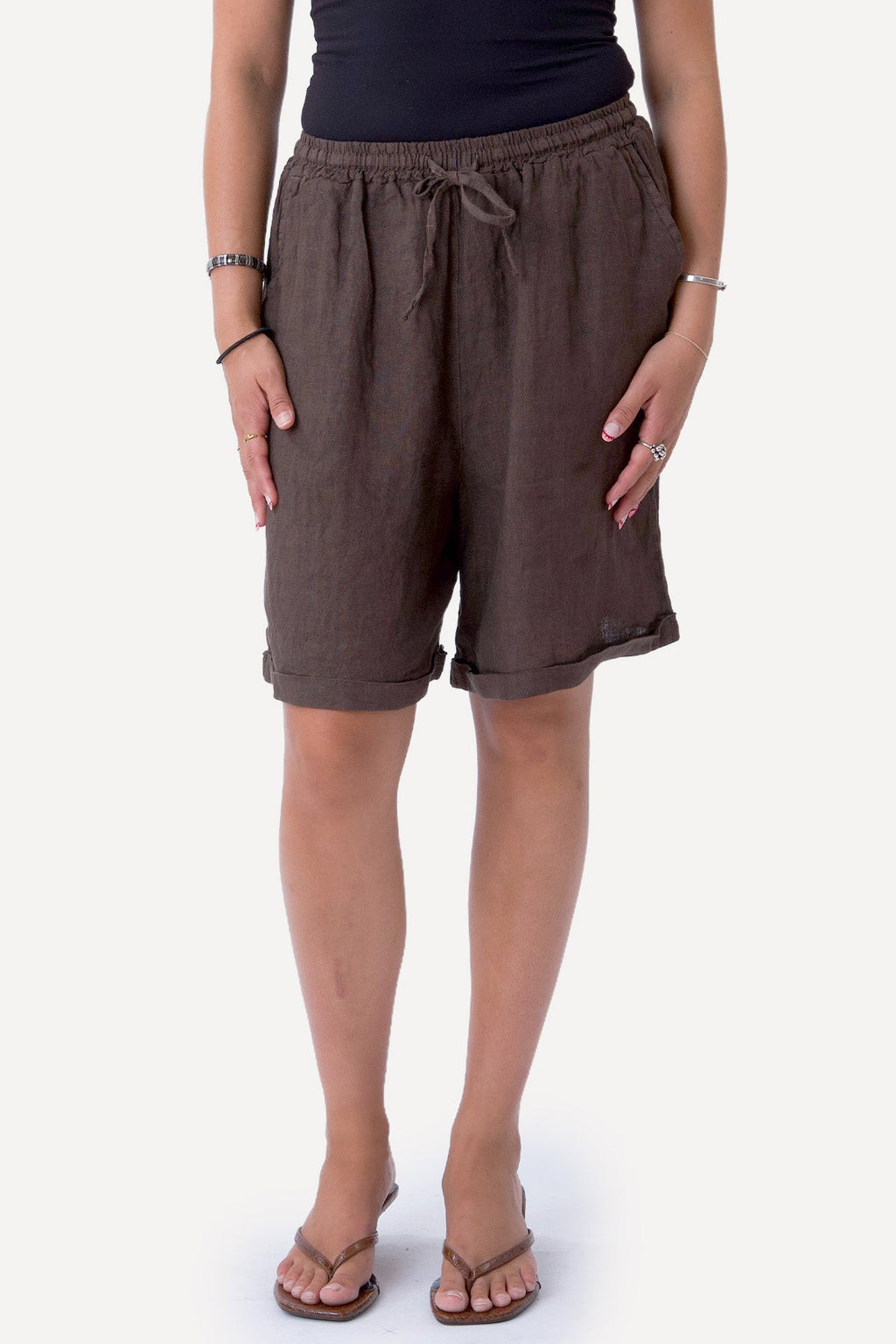 Liinavaatteet Shorts - Ruskea