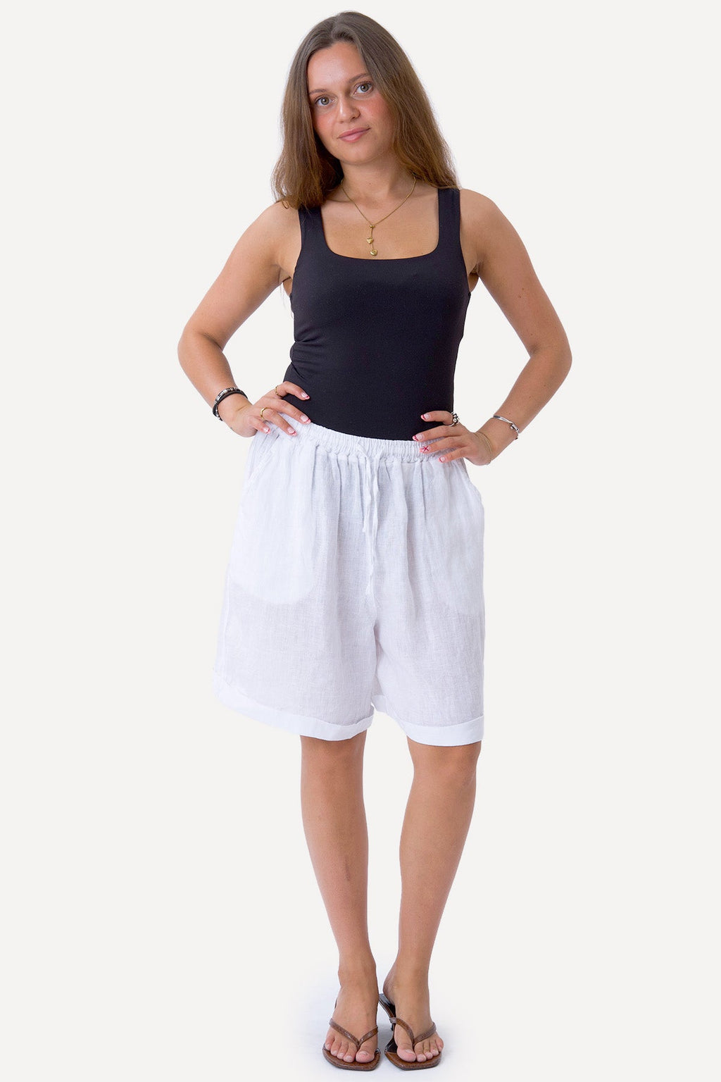 Liinavaatteet Shorts - Valkoinen