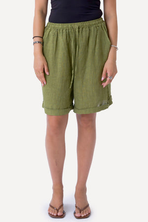 Liinavaatteet Shorts - Oliivi
