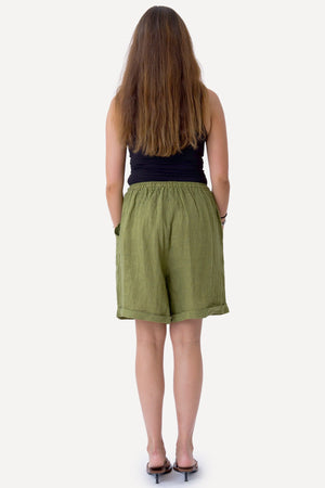 Liinavaatteet Shorts - Oliivi