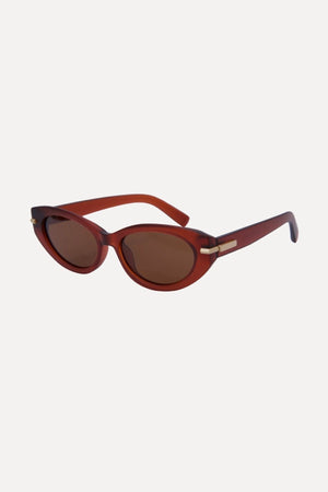 Jenny aurinkolasit - Matte Brown