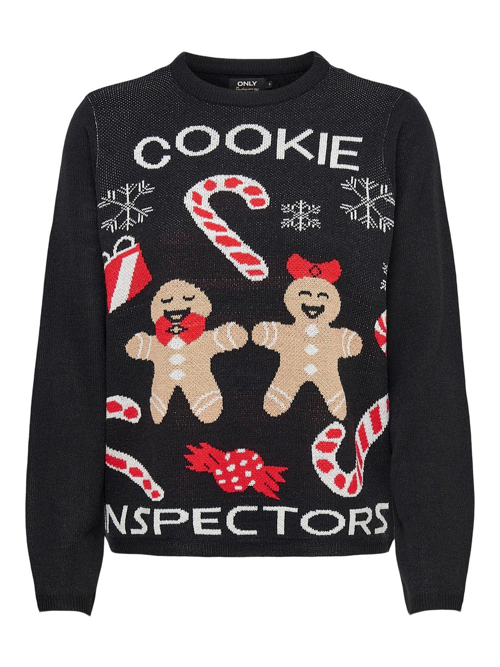 Joy Christmas Knit - Musta