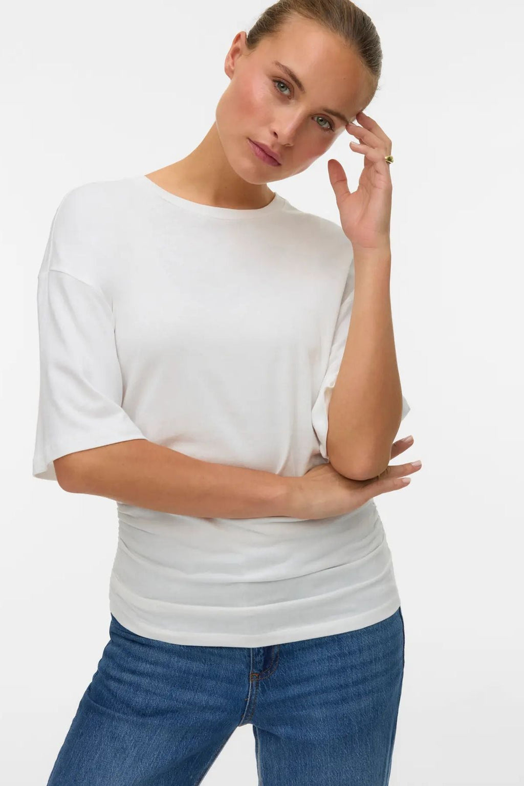 Navaro 2/4 O-neck toppi - Lumikki