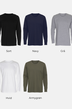 Basic Pitkähihainen T-paita-paketti (3 kpl.)