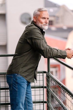 The Original Performance Oxford -paita ™ tali - Forest Night