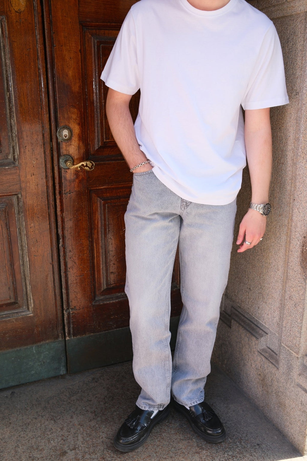 Noah löysästi farkut - harmaa farkku