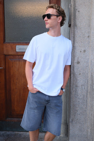 Farkku Shorts Löysä - harmaa