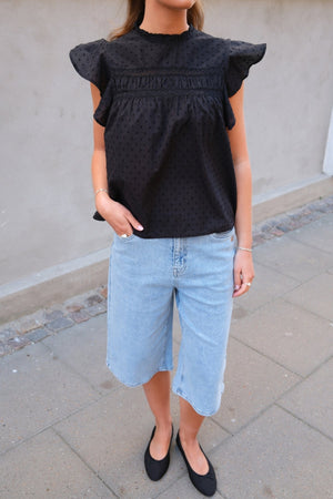 Kath Long denim Shorts - vaaleansininen farkku