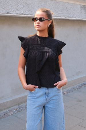 Trine -pitsi yläosa - musta