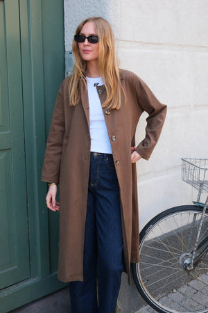 Carla Trenchcoat - ruskea