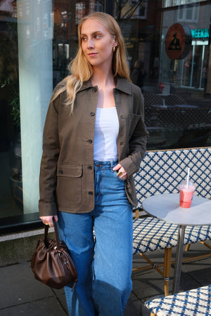 Twill -kahva - tumma oliivi