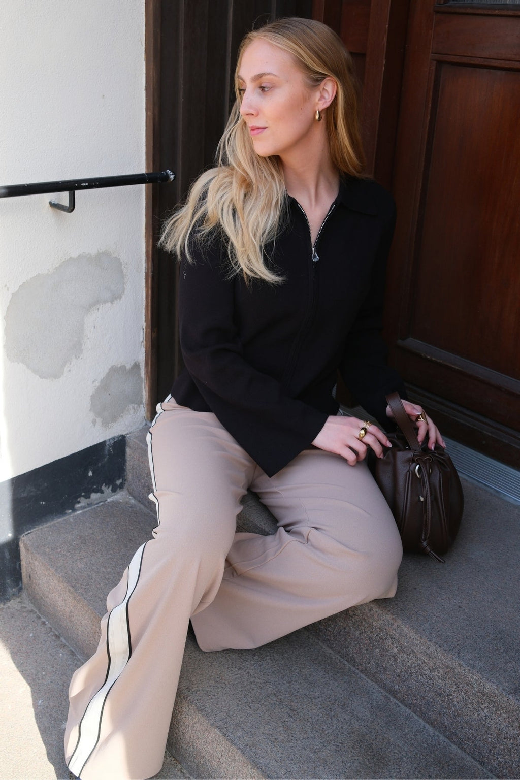 Berliinin MW Wide Panel Pant - Hopea Mink