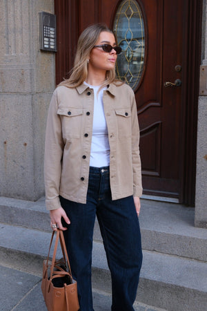 Twill ylipaide - beige