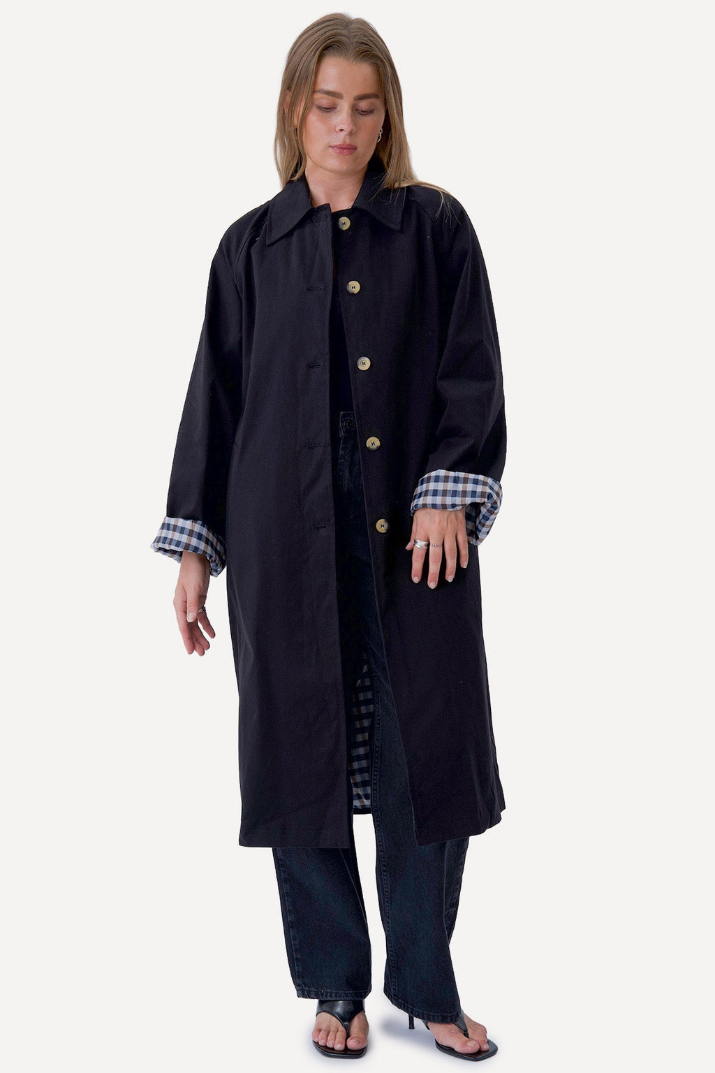 Livia Trenchcoat - musta