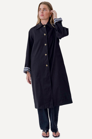 Livia Trenchcoat - musta