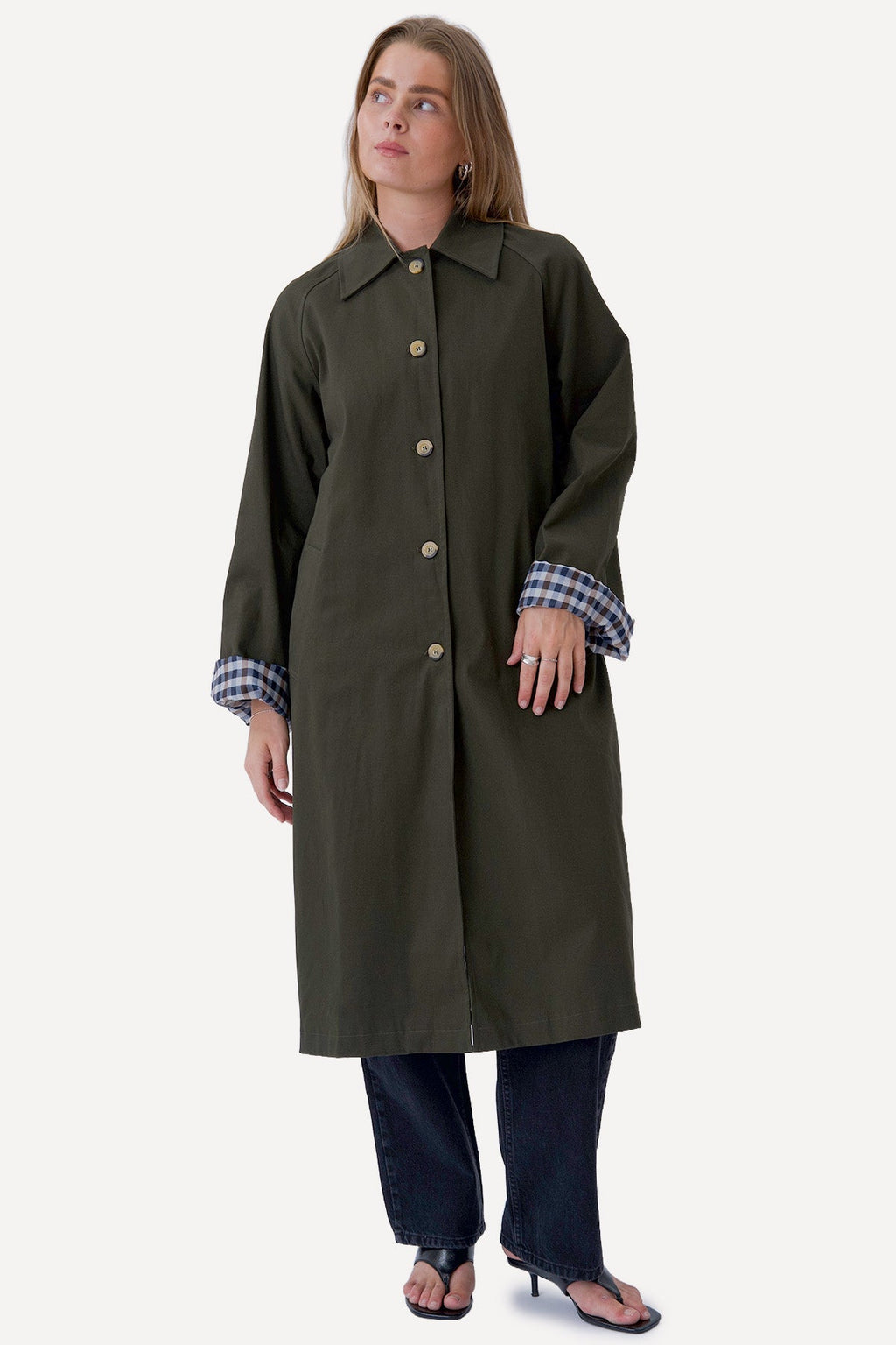 Livia Trenchcoat - oliivi