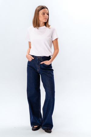 Alkuperäinen esitys löysät farkut - tummansininen farkku