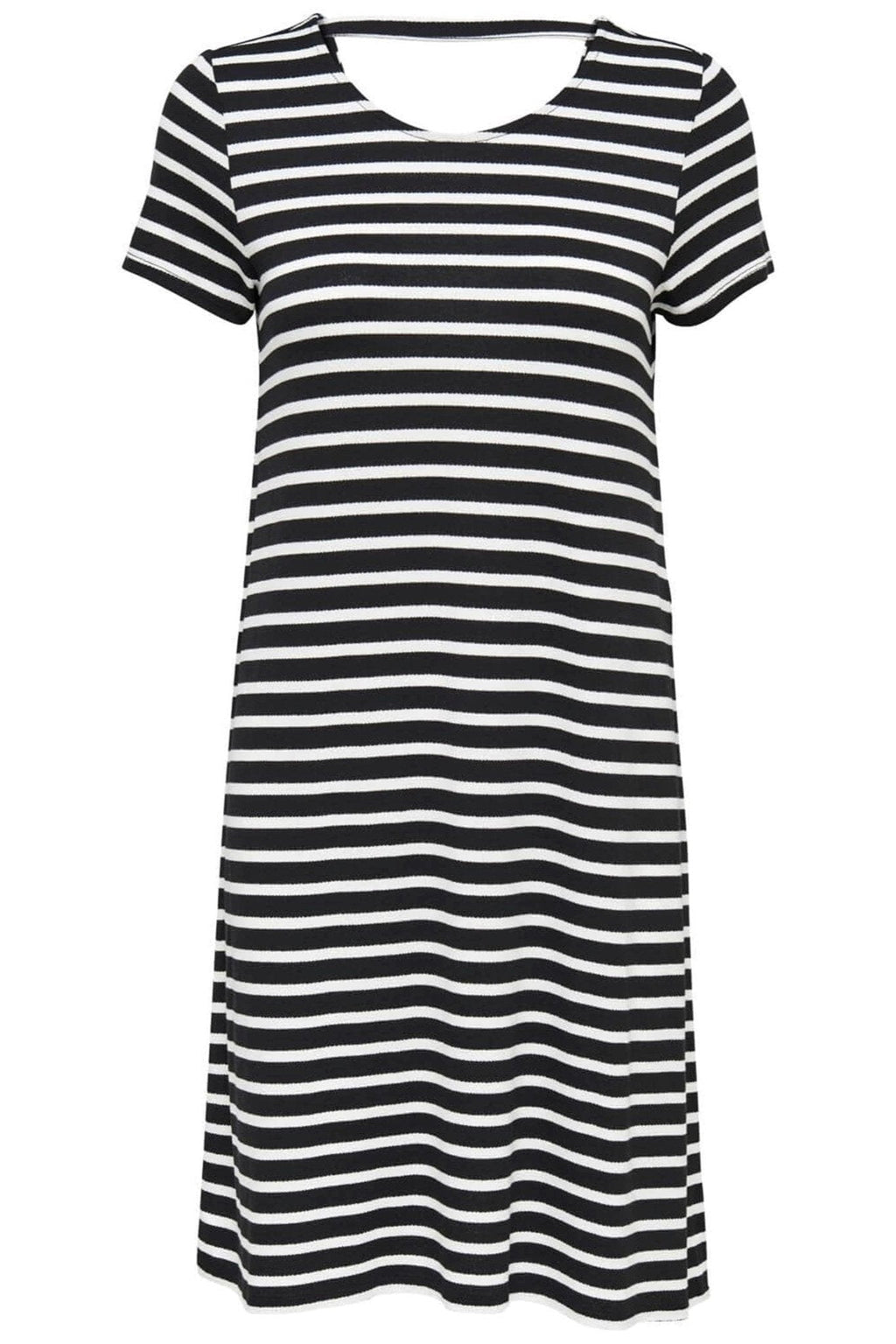 Löysä mekko, jossa on selkänoja - musta pilvitanssija