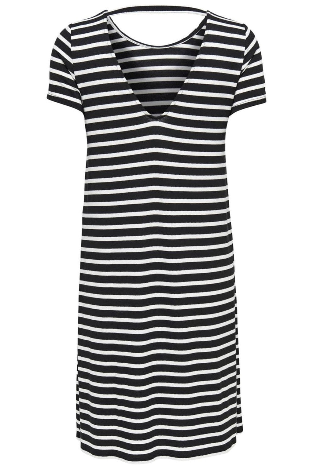 Löysä mekko, jossa on selkänoja - musta pilvitanssija