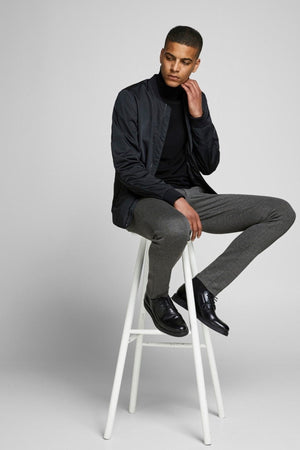 Marco Phil Pants - Tummanharmaa