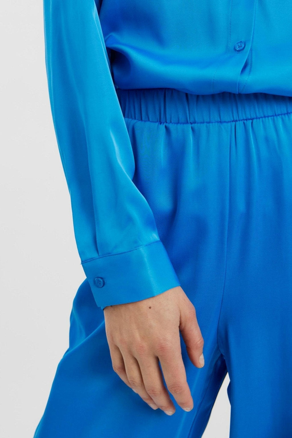 Natalian korkea vyötärö housut - Blithe