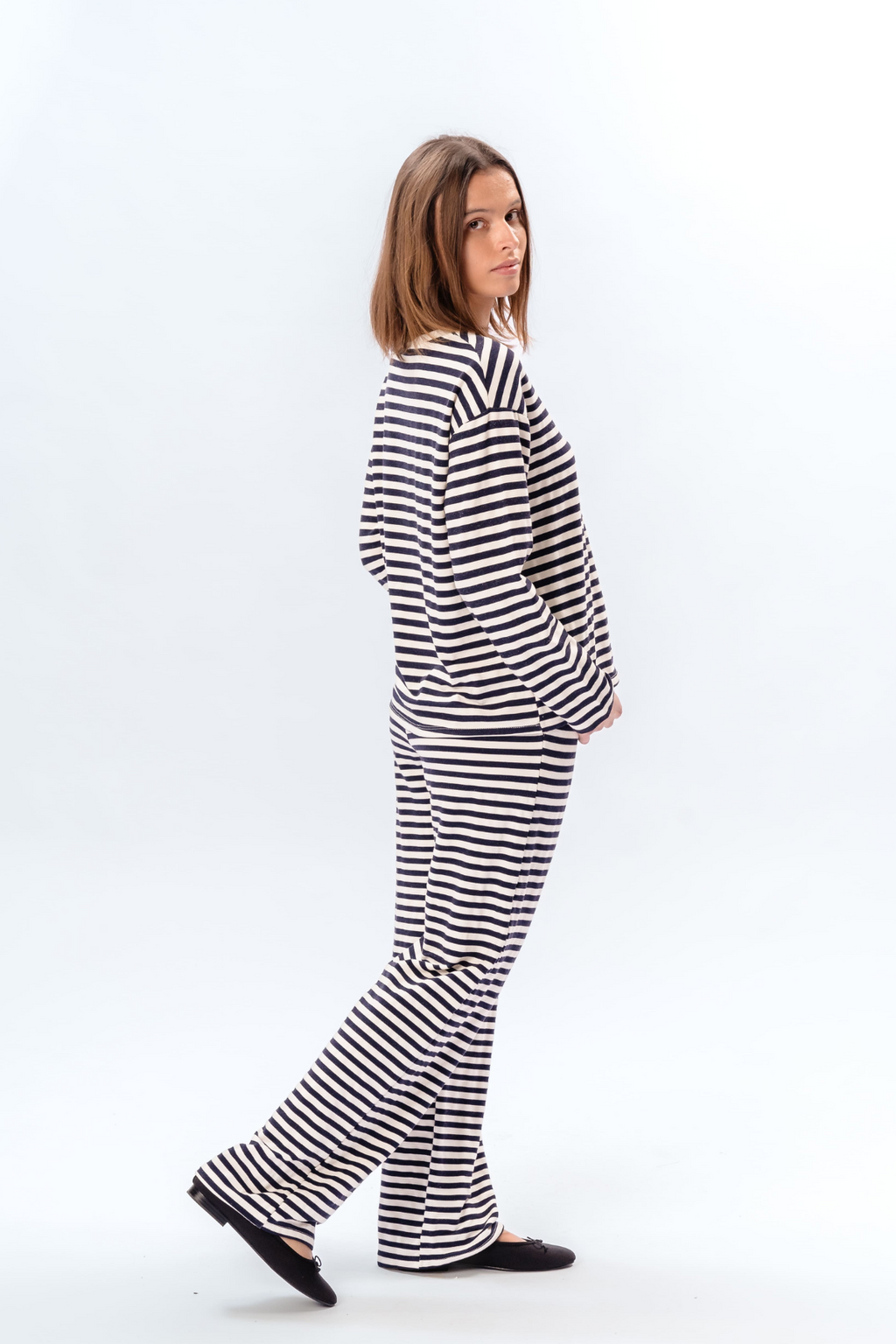 Stripped Pants - Sininen