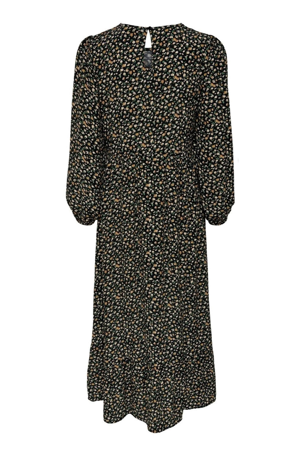 Amalie Midi -mekko - musta / oranssi