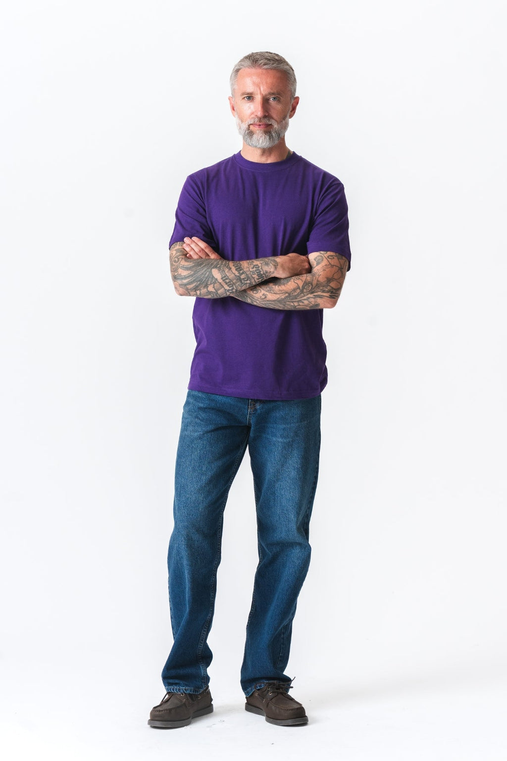 Ylisuuret t -paita - violetti