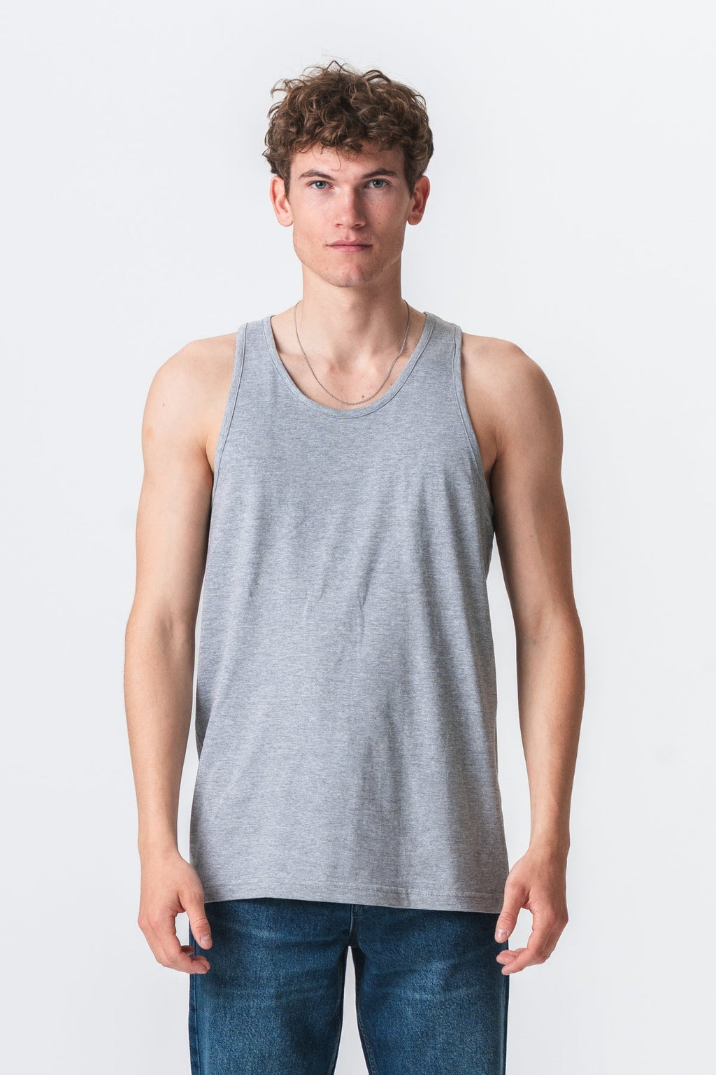 Perus TankTop - Harmaa