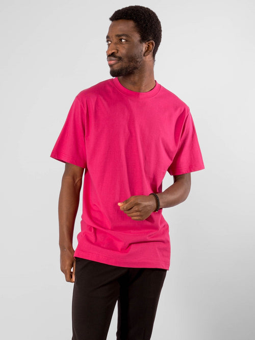 Oversized T-shirt - Pink - TeeShoppen - Lyserød