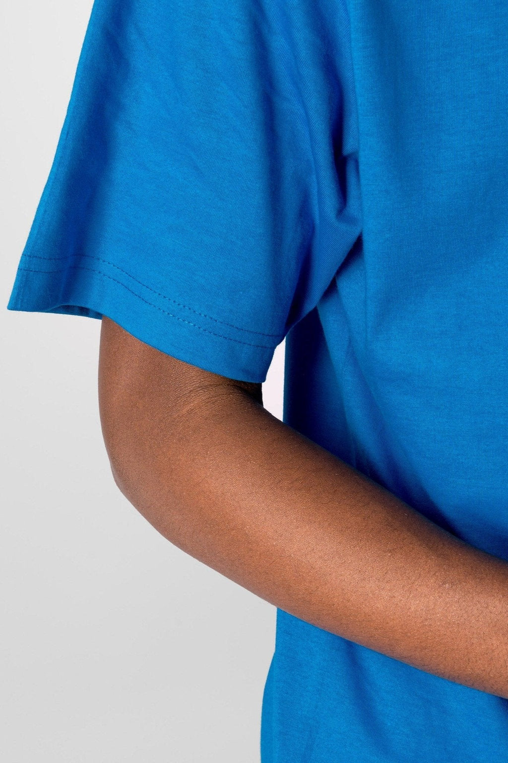 Ylisuuret t -paita - turkoosi sininen